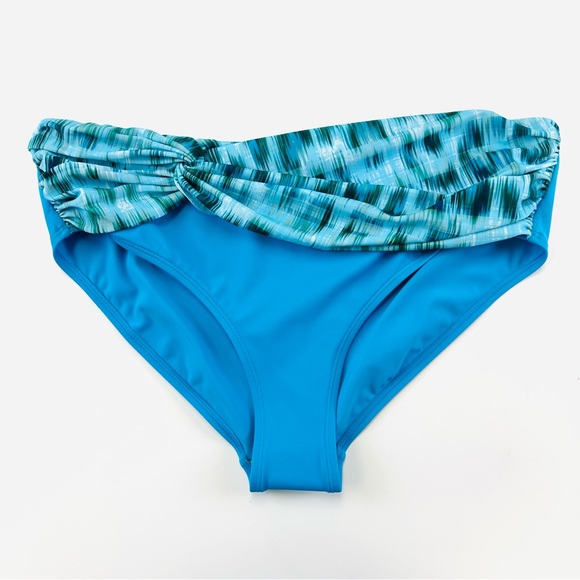 Amoeba Mastectomy Jakarta tankini swimsuit NEW Womens size 16 blue green Beach - Picture 2 of 12